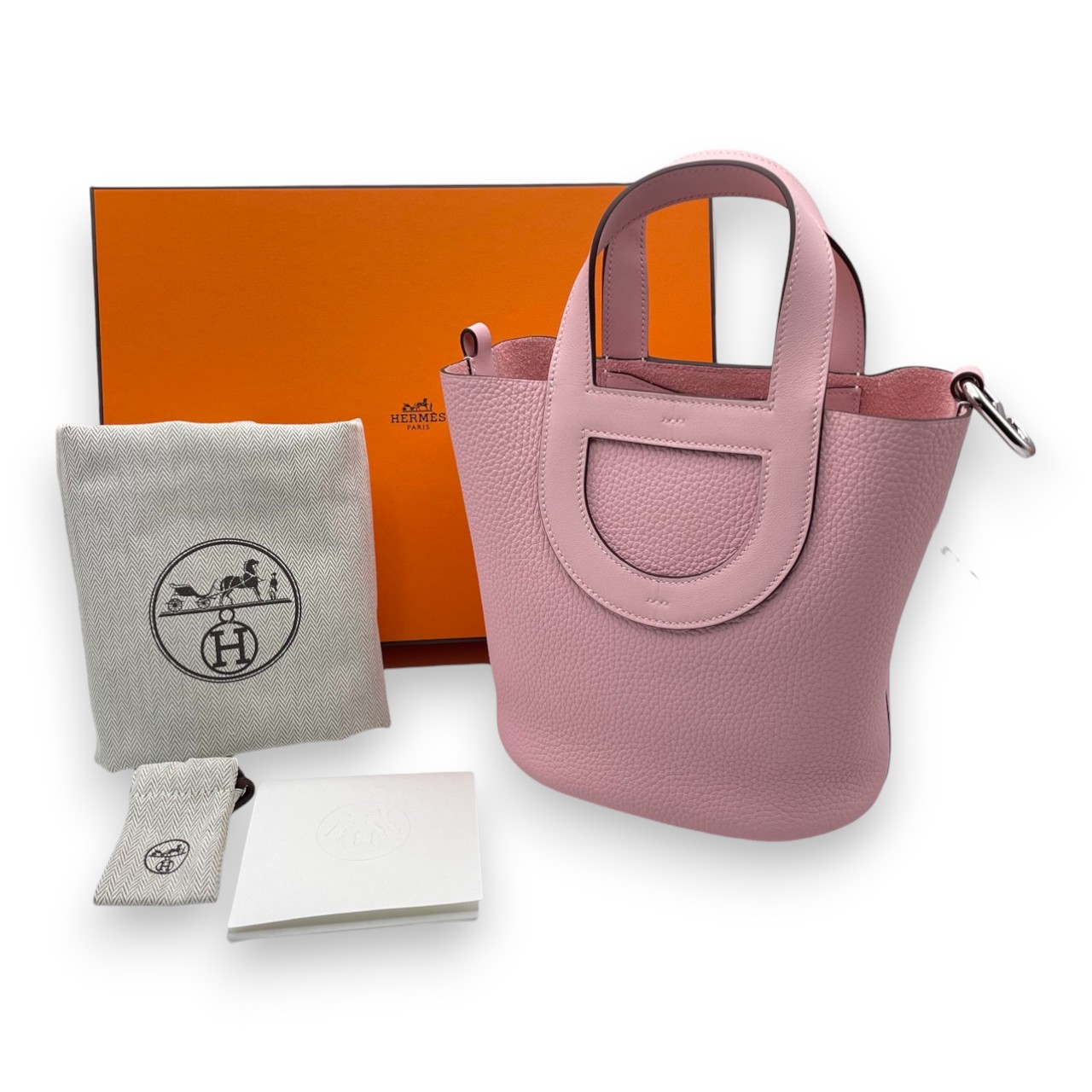 エルメス インザループ 18 ローズサクラ トリヨンクレマンス シルバー