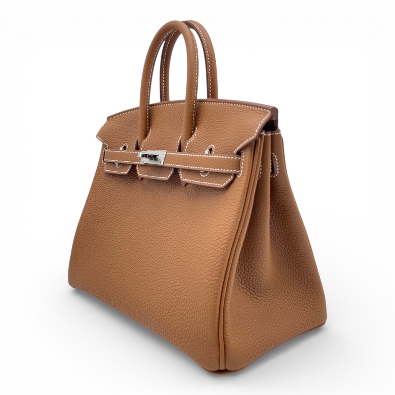 エルメス バーキン 25 ゴールド トゴ シルバー金具 G刻印