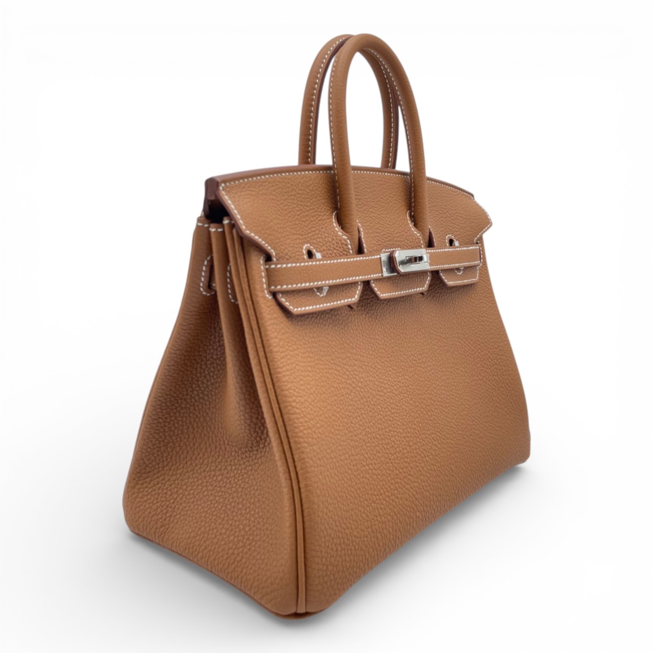 エルメス バーキン 25 ゴールド トゴ シルバー金具 G刻印