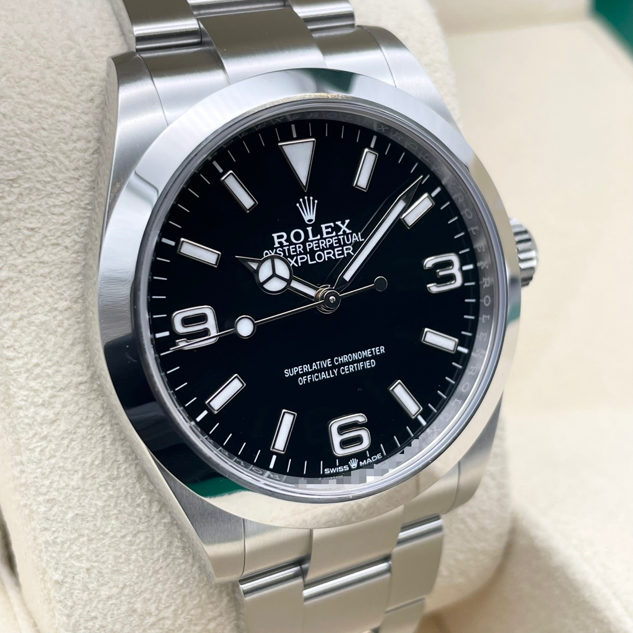 ロレックス エクスプローラー 224270 ブラック ステンレススチール 40mm