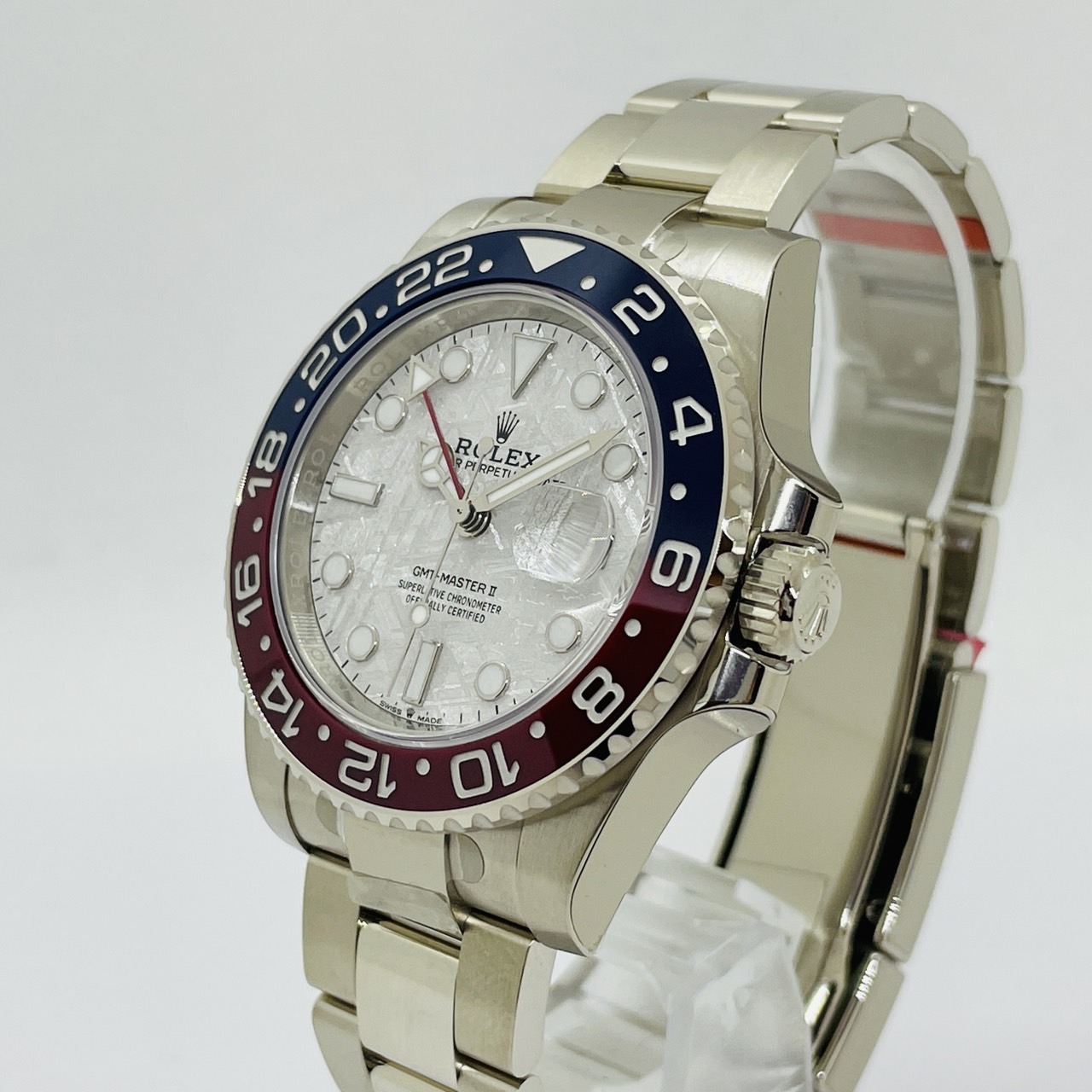 ロレックス GMTマスターII 126719BLRO オイスターブレスレット メテオライト　ホワイトゴールド