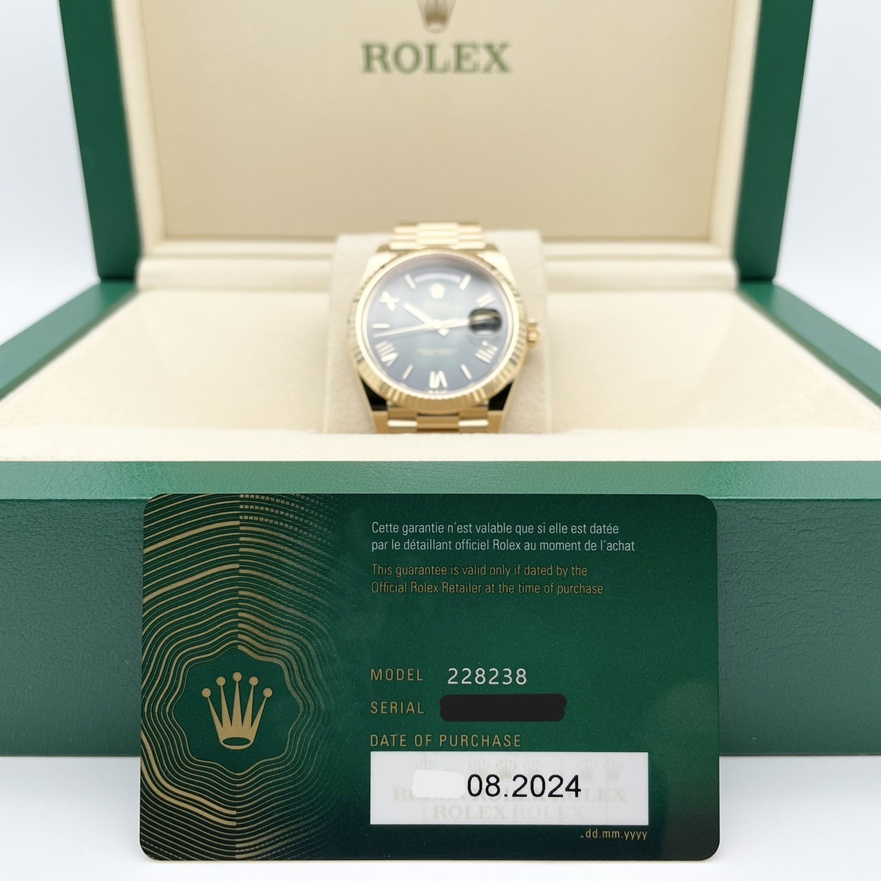 ROLEX ロレックス 空き箱 デイデイト 腕時計ケース 本革