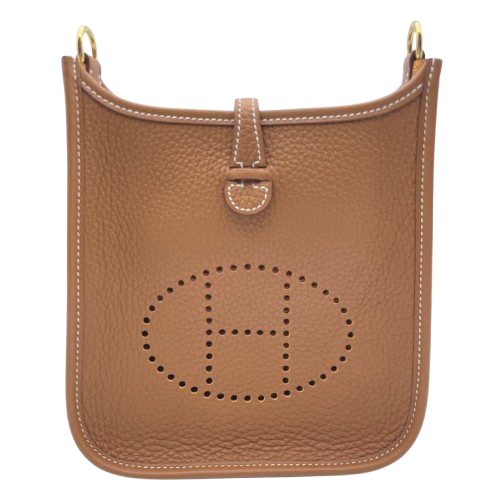 エルメス ミニエヴリン（エブリン） TPM ゴールド トリヨンクレマンス ゴールド金具 W刻印