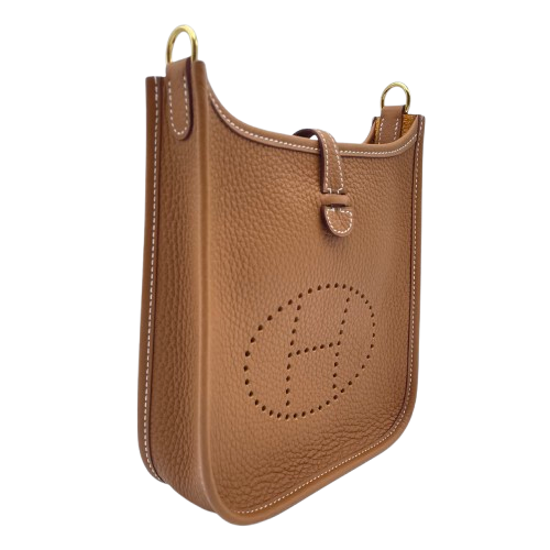 エルメス ミニエヴリン（エブリン） TPM ゴールド トリヨンクレマンス ゴールド金具 W刻印