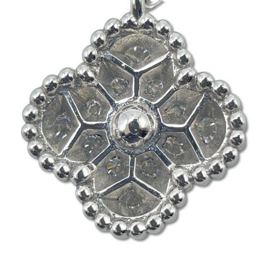 ヴァンクリーフ＆アーペル ヴィンテージアルハンブラ ネックレス VCARO85900 スウィート ダイヤモンド ホワイトゴールド