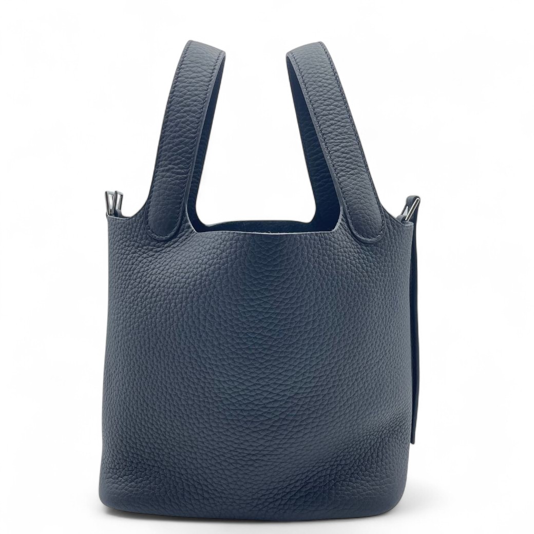 HERMES - エルメス ピコタンロック PM ノワール 黒 シルバー金具