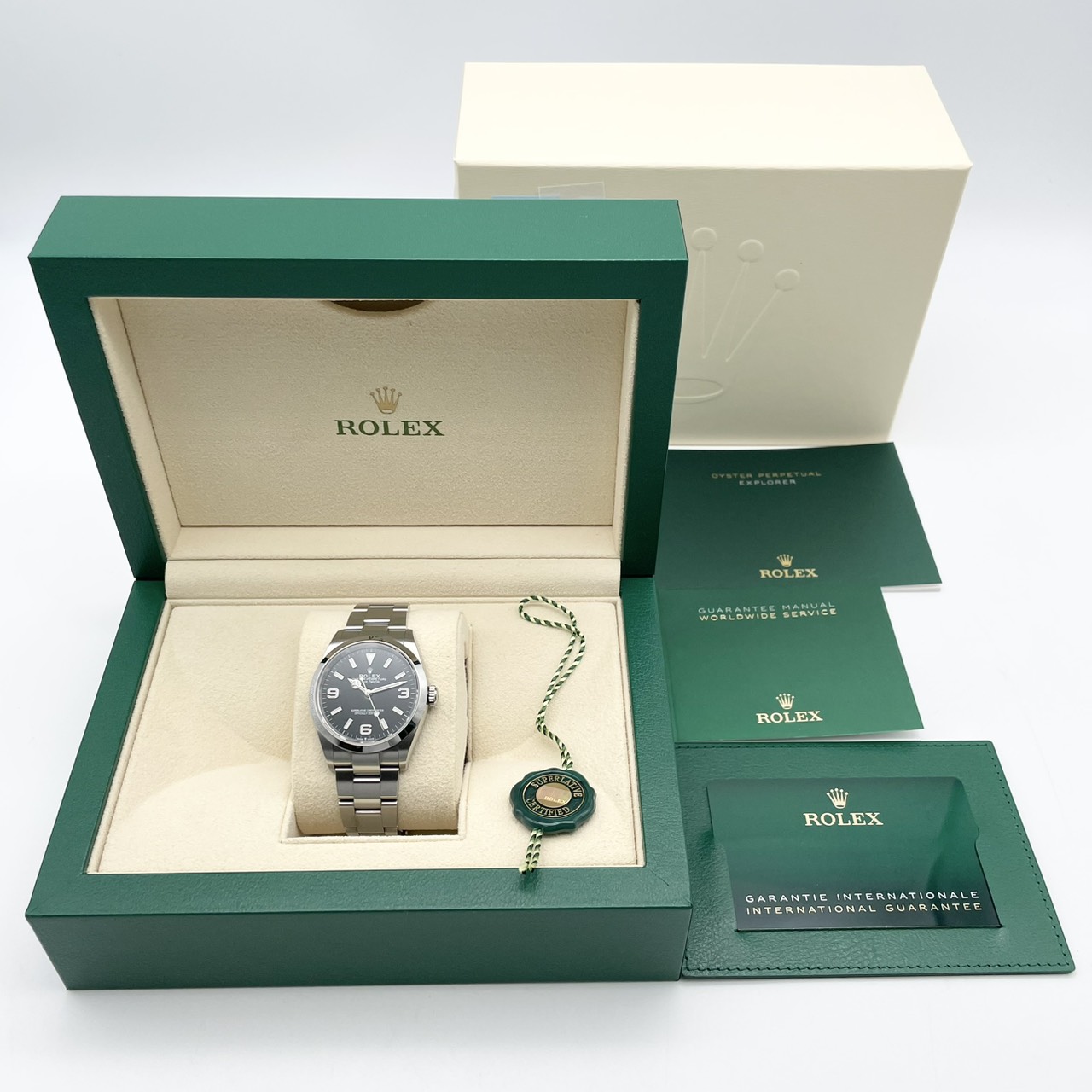 ロレックス エクスプローラー 124270 ブラック 36mm - ブランド品専門