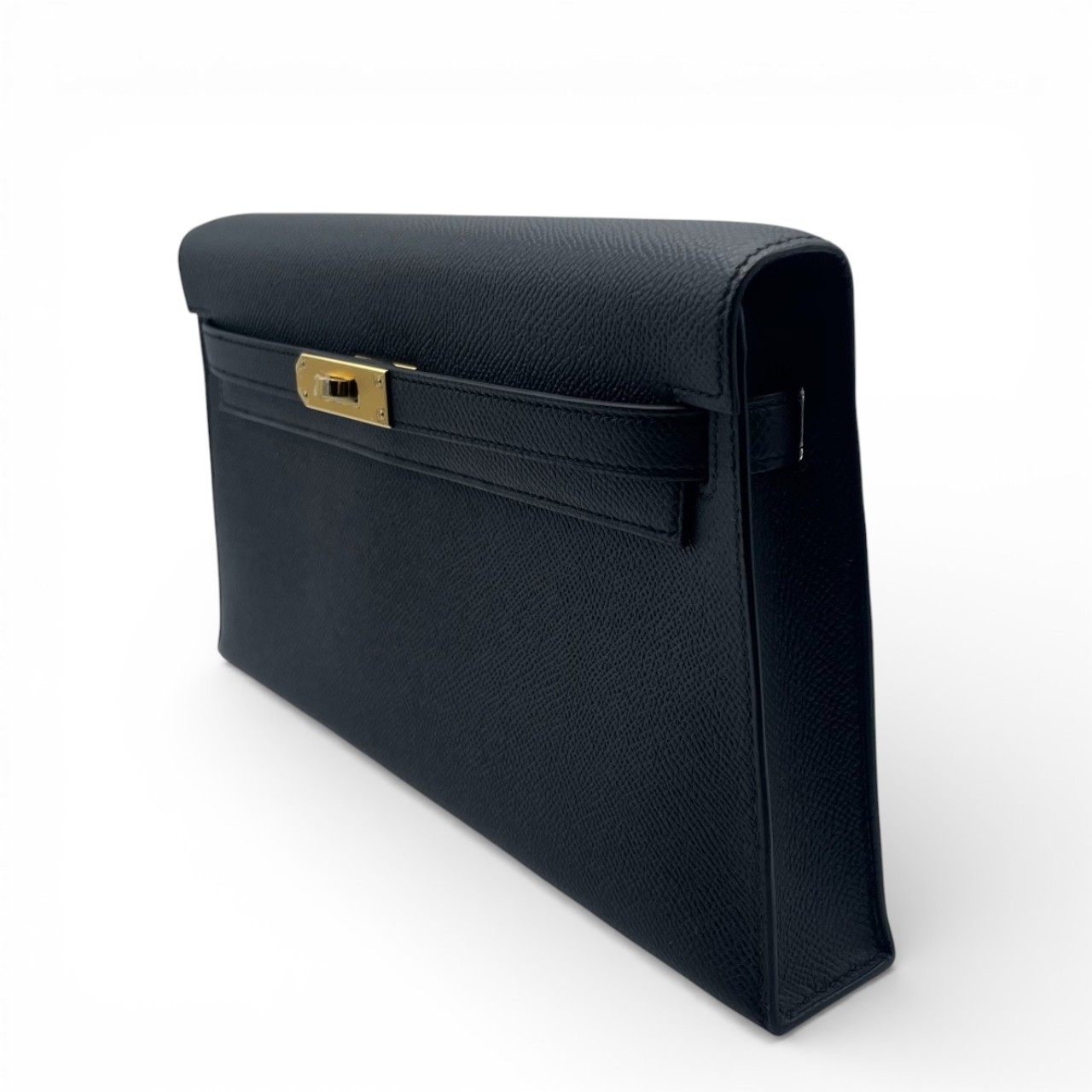 エルメス ケリーエラン 28 ノワール エプソン ゴールド金具 K刻印