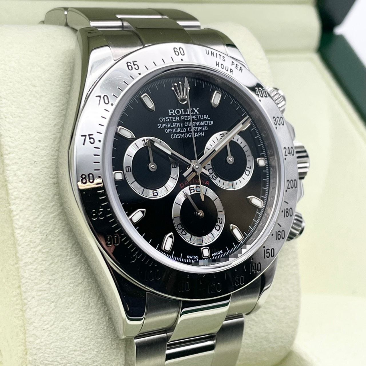 ロレックス デイトナ 116520 ブラック オイスターブレス 40mm