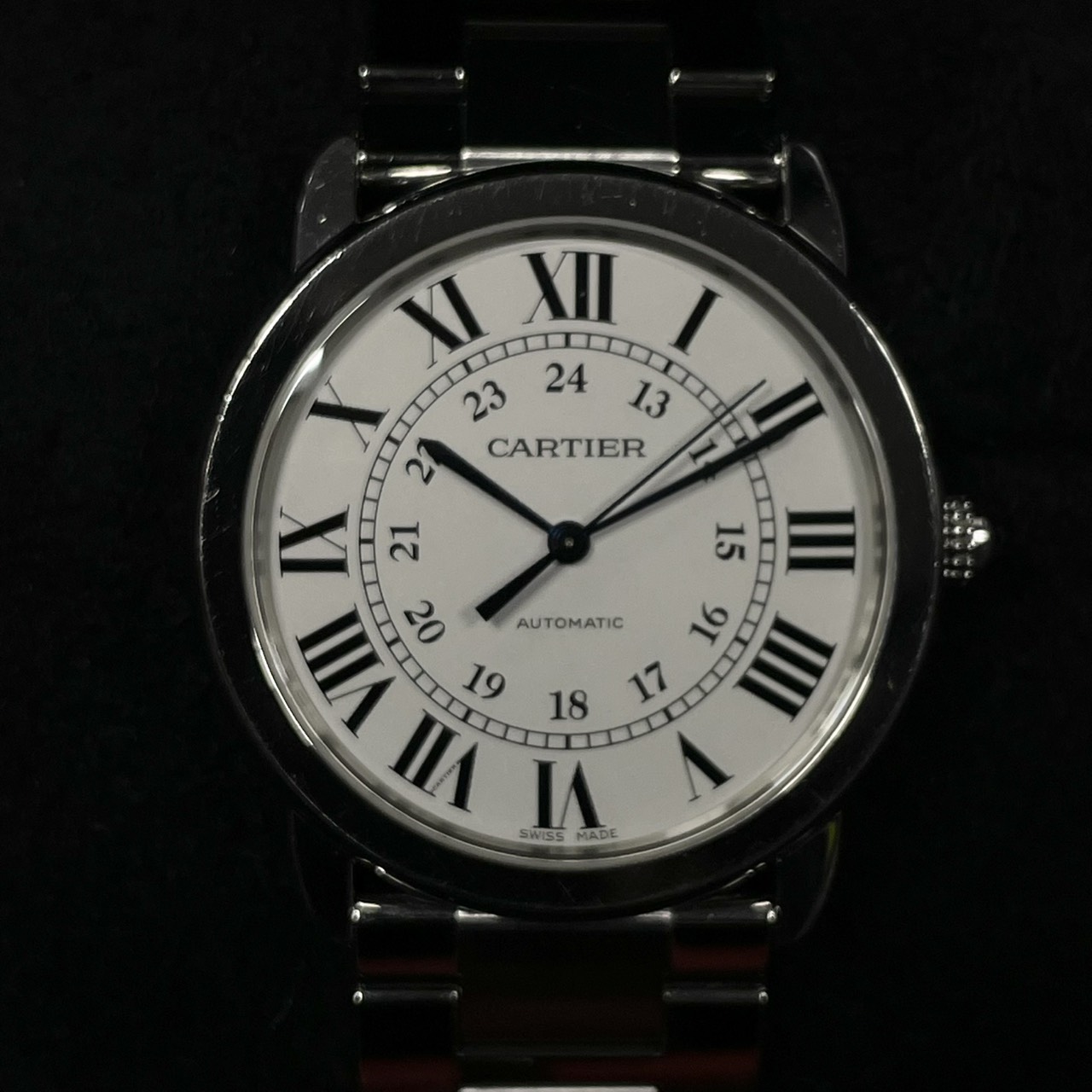 カルティエ ロンドソロ WSRN0012 シルバー 36mm
