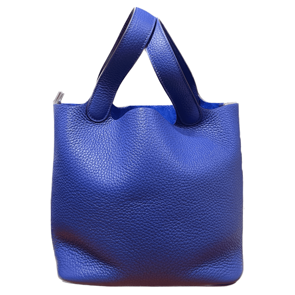 エルメス ピコタンロックMM トリヨンクレマンス ブルーフランス U刻印