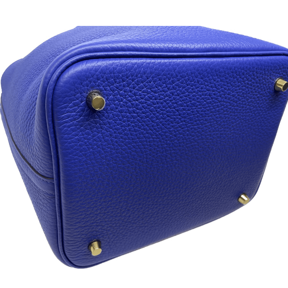 エルメス ピコタンロックMM トリヨンクレマンス ブルーフランス