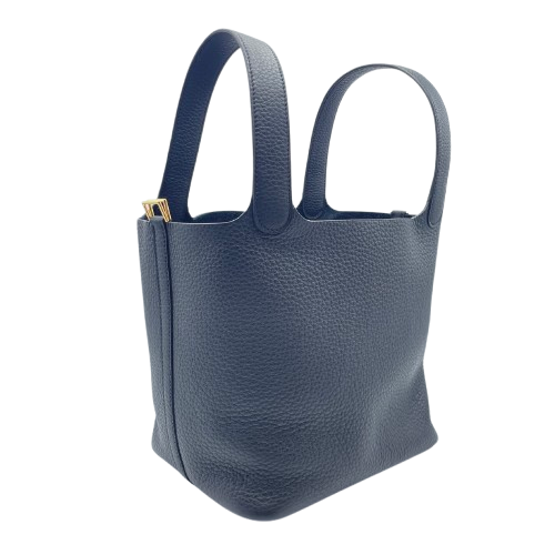 エルメス ピコタンロック MM ノワール トリヨンクレマンス ゴールド金具 K刻印