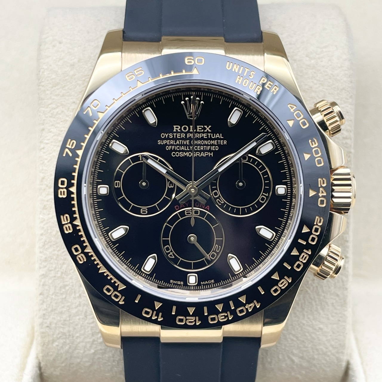 DXerです デイトナ 116518LN イエローゴールド ブラック オイスターフレックス