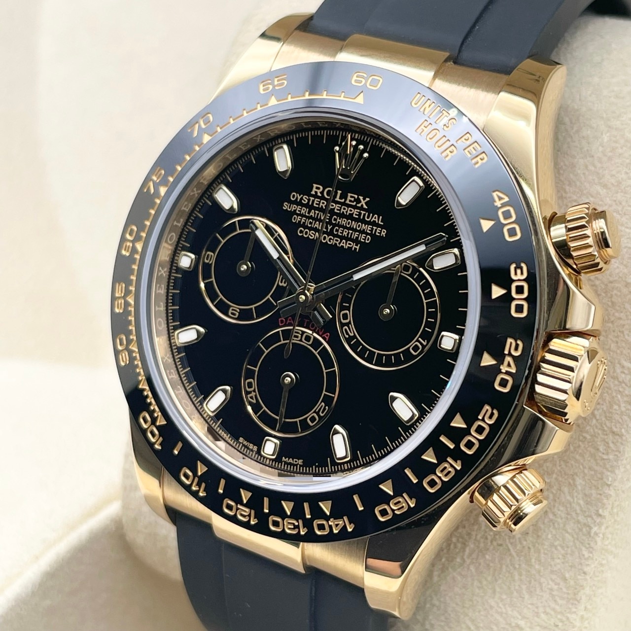 デイトナ 116518LN イエローゴールド ブラック オイスターフレックス