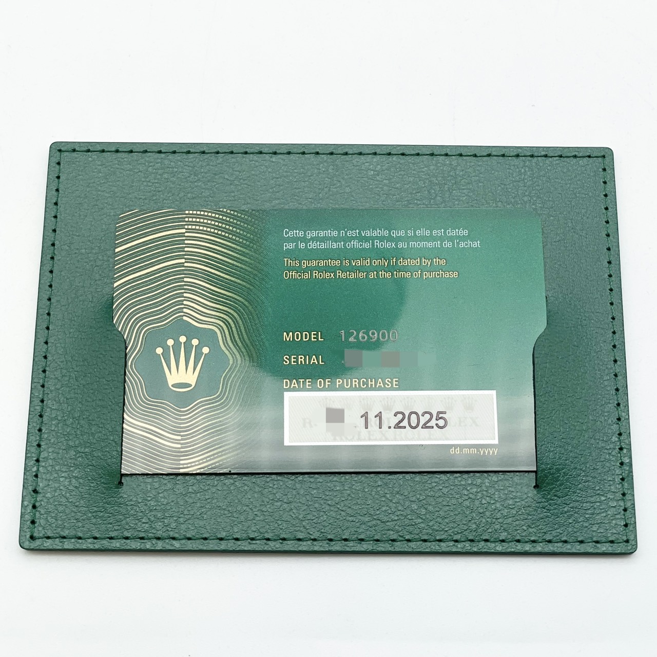 【保証書日付2025年11月】ロレックス エアキング 126900 ブラック 40mm