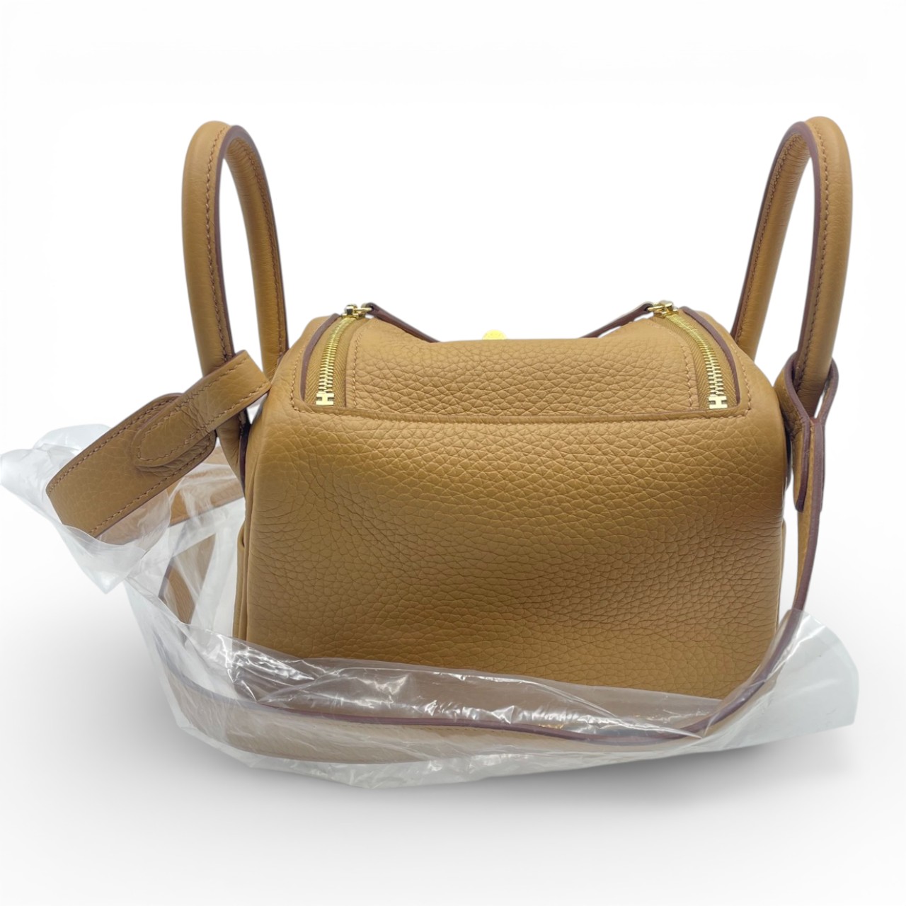 エルメス リンディミニ 20 ビスキュイ トリヨンクレマンス ゴールド金具 K刻印