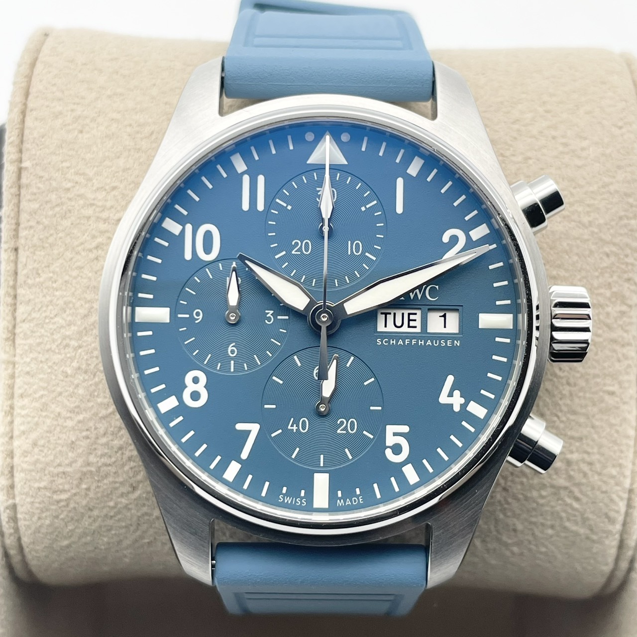 【定価約114万円！】 IWC パイロット・ウォッチ・クロノグラフ IW388117 ブルー 41mm