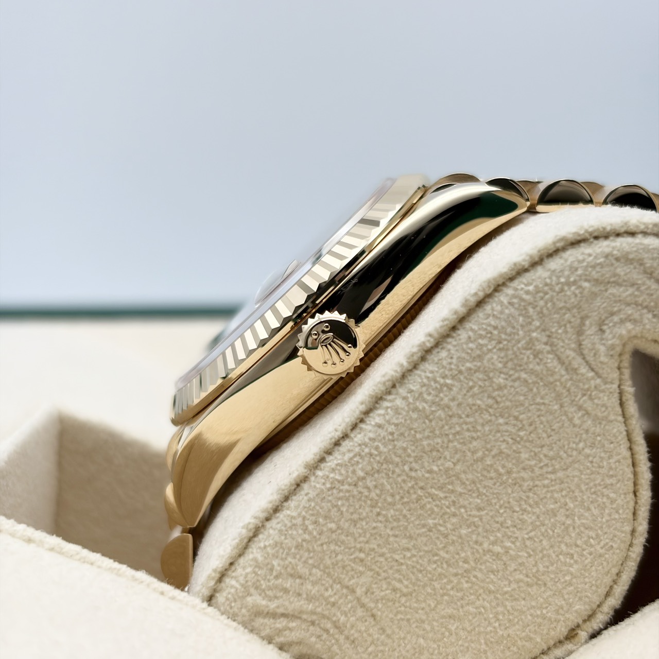 【超希少カーネリアン！！】ロレックス デイデイト 128238A カーネリアン  インデックスダイヤ プレジデントブレスレット 36mm