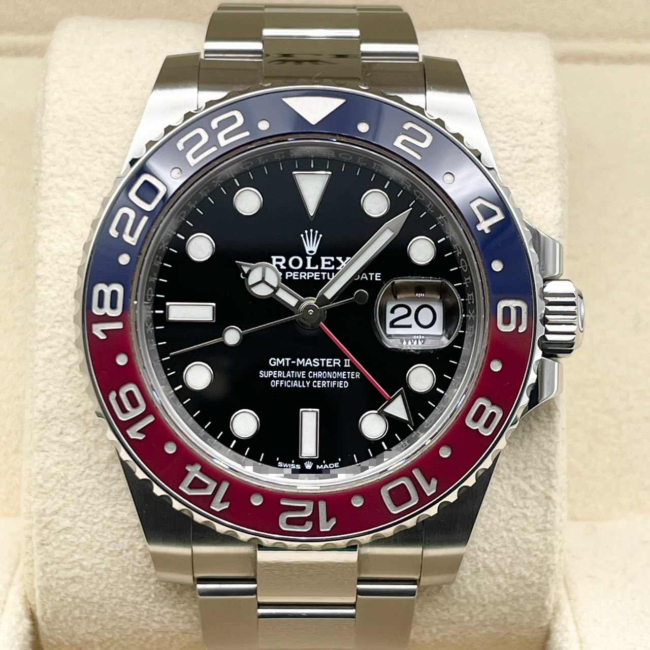 ロレックス GMTマスターII 126710BLRO ペプシ オイスターブレスレット ブラック 40mm