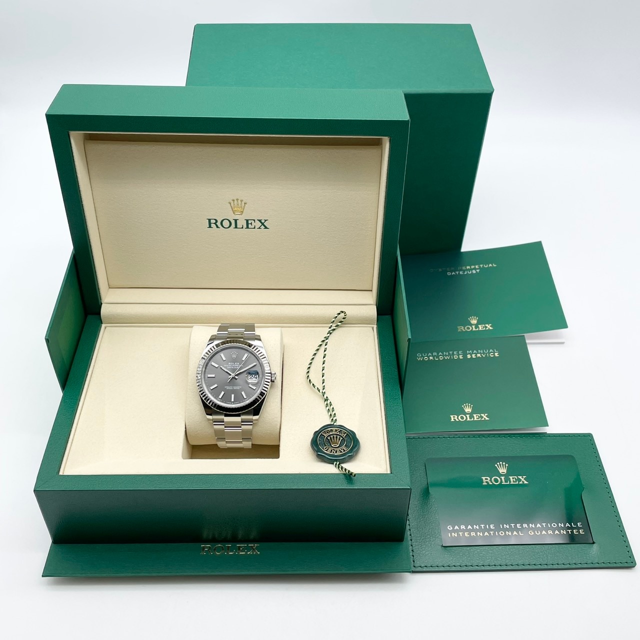 ロレックス デイトジャスト 126334 スレート オイスターブレス 41mm