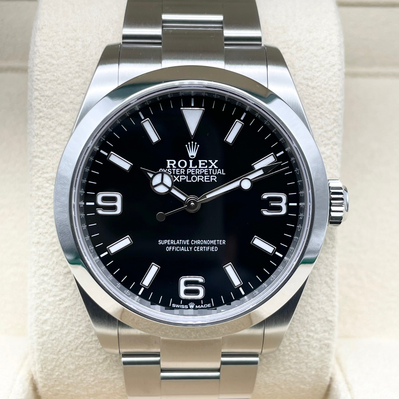 ロレックス エクスプローラー 224270 ブラック ステンレススチール 40mm