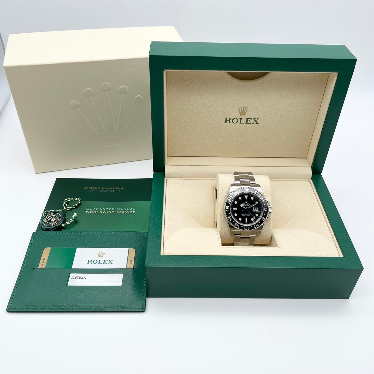 ロレックス GMTマスターII 116710LN オイスターブレス 40mm