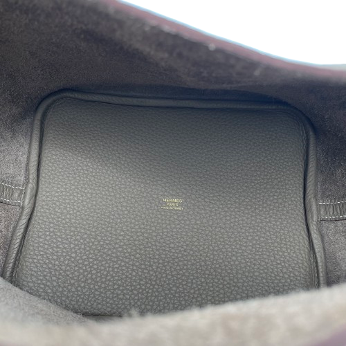 エルメス ピコタンロック MM エトゥープ トリヨンクレマンス ゴールド金具 W刻印