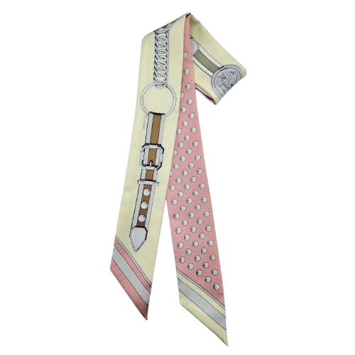 HERMES 　エルメス　ツイリー　グラントゥララララ　完売品 エルメス ツイリー Grand Tralala グラン・トゥラララ ローズ