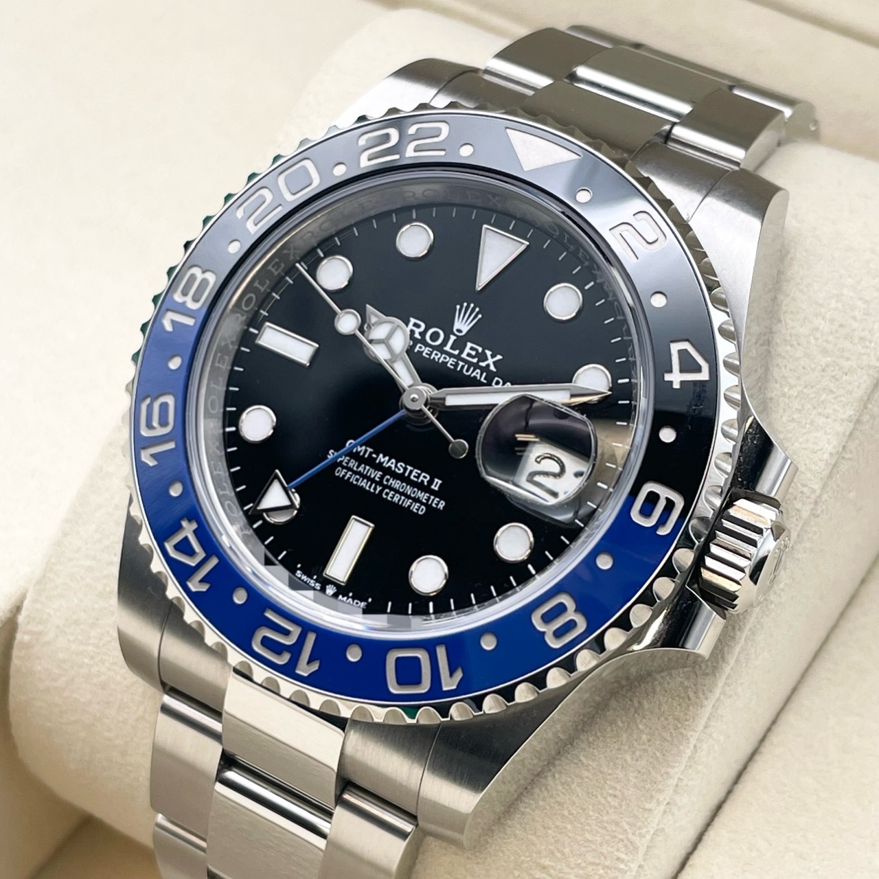 【25年8月ギャラ！】ロレックス GMTマスターII 126710BLNR バットマン オイスターブレス 40mm