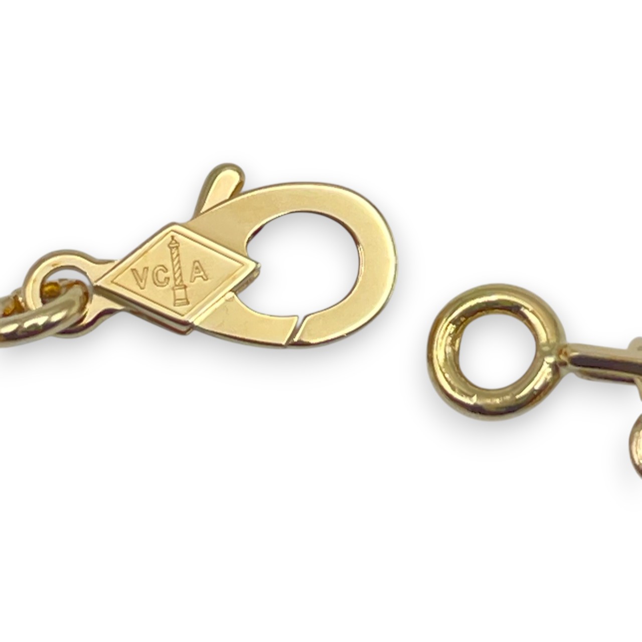 ヴァンクリーフ＆アーペル ヴィンテージアルハンブラ 5P ブレスレット VCARA80900 マラカイト イエローゴールド