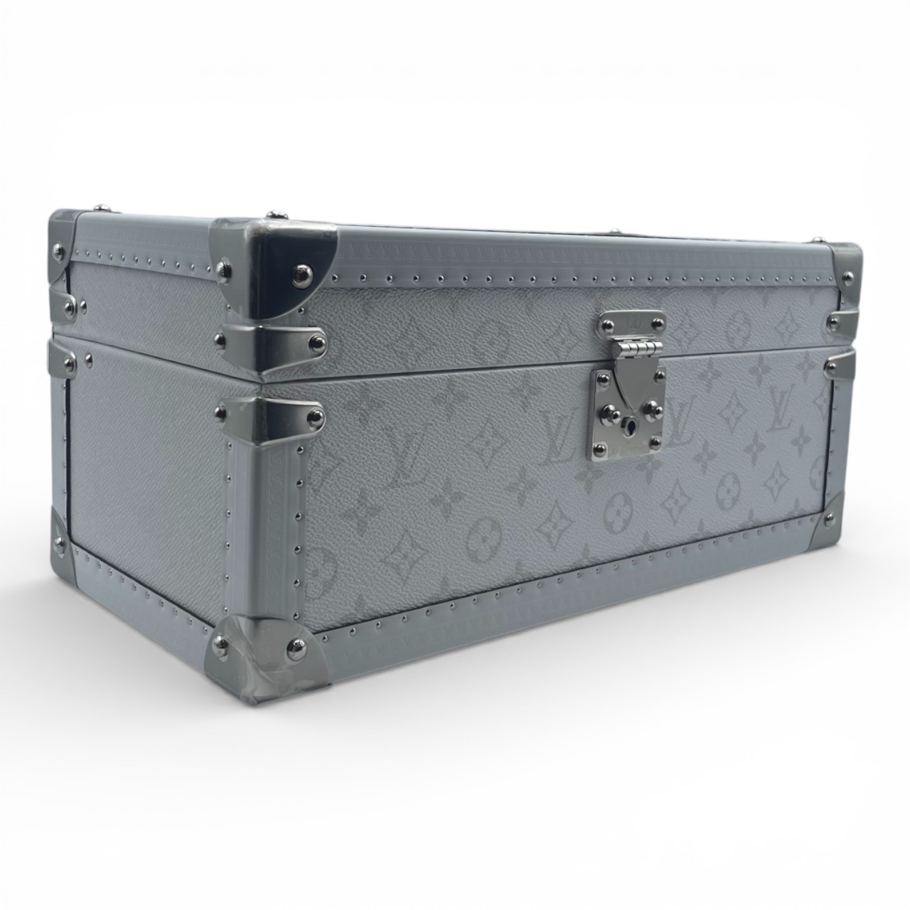 ルイ・ヴィトン コフレ アクセソワール トランク ホワイト タイガラマ シルバー金具