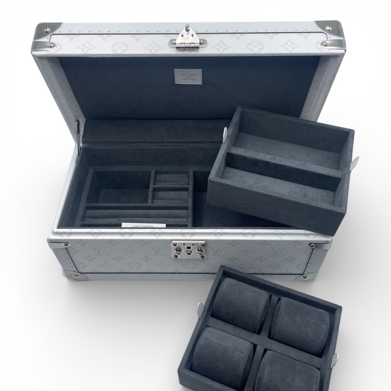 ルイ・ヴィトン コフレ アクセソワール トランク ホワイト タイガラマ