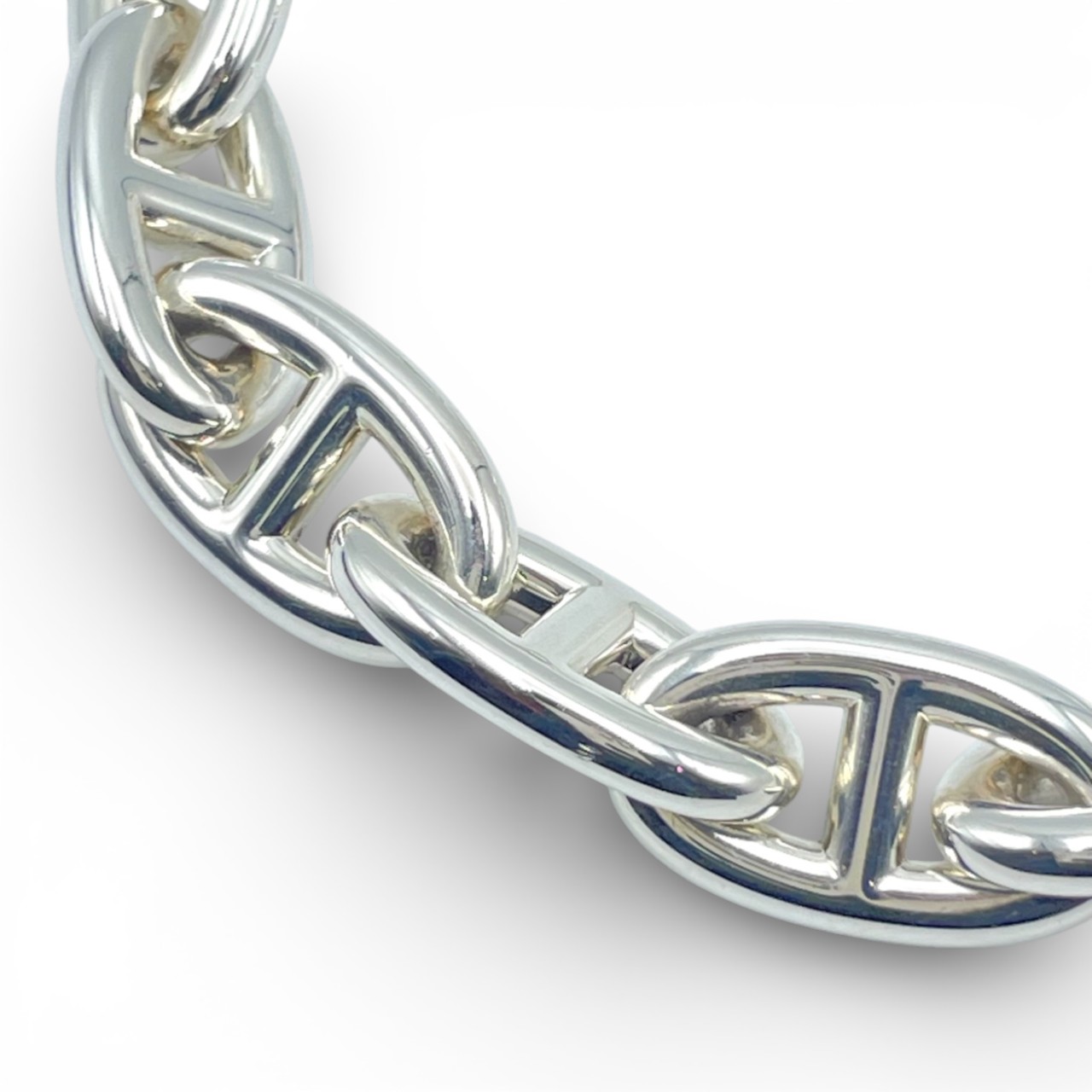 エルメス シェーヌ・ダンクル ブレスレット GM シルバー925 14コマ