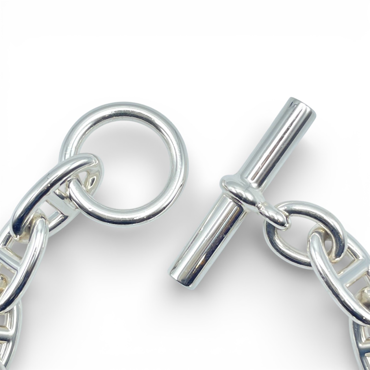 エルメス シェーヌ・ダンクル ブレスレット GM シルバー925 14コマ