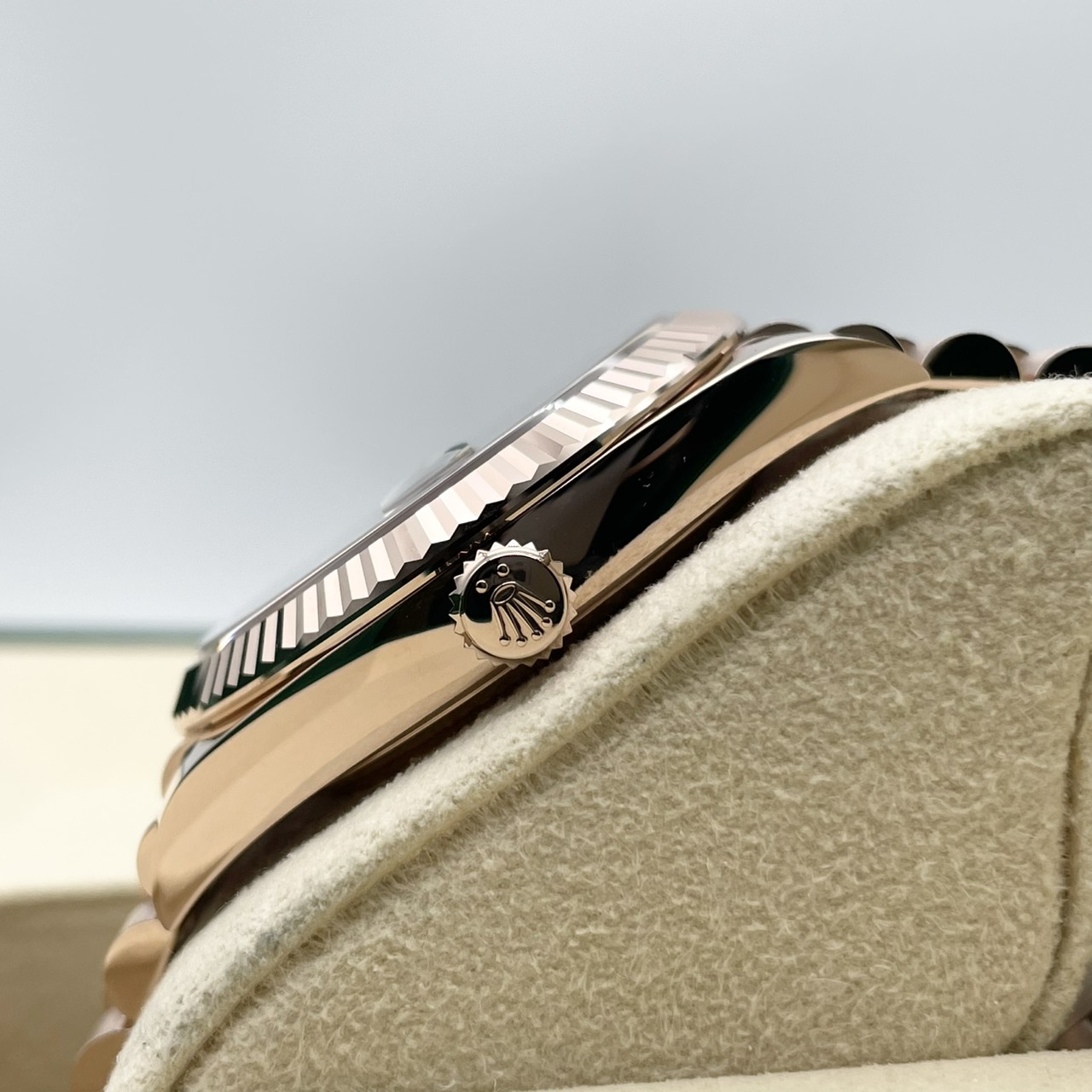 ロレックス デイデイト 228235 スレートオンブレ エバーローズゴールド 40mm