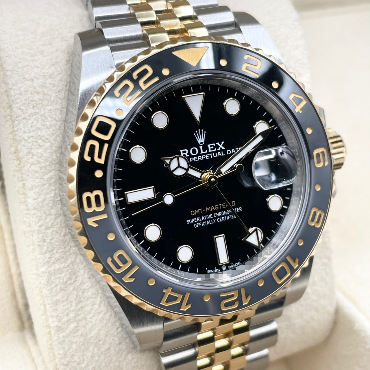 ロレックス GMTマスターII 126713GRNR ジュビリーブレス ブラック 40mm
