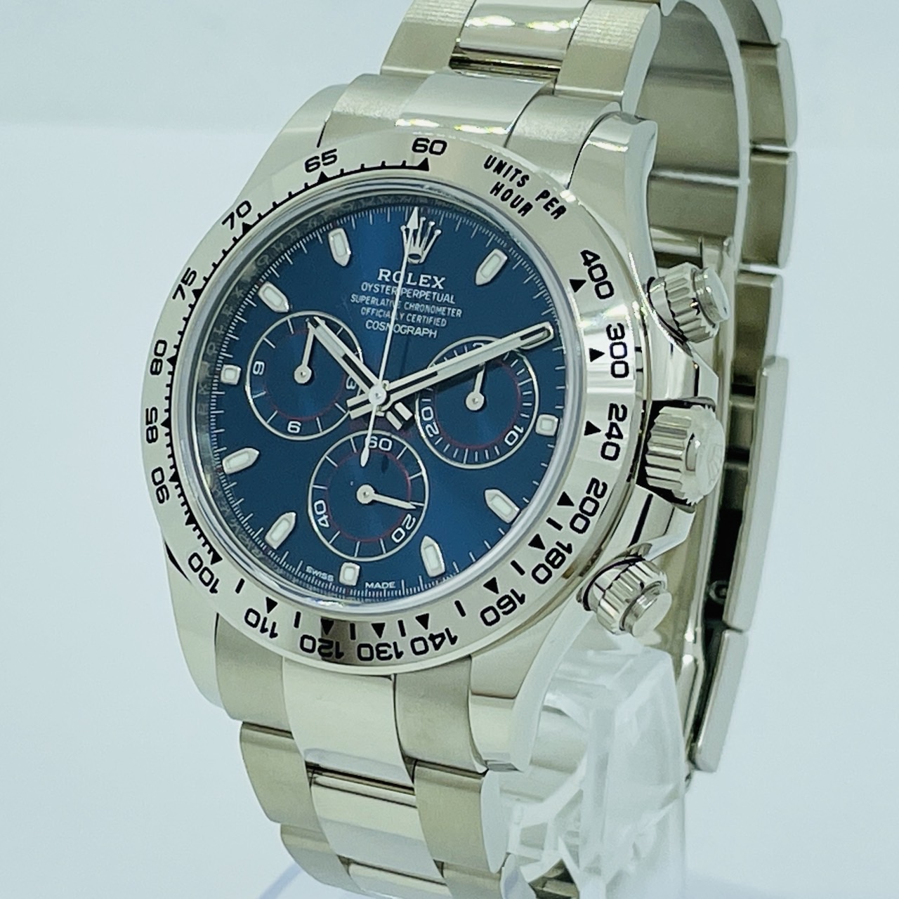 ロレックス デイトナ 116509 オイスターブレスレット ブルー