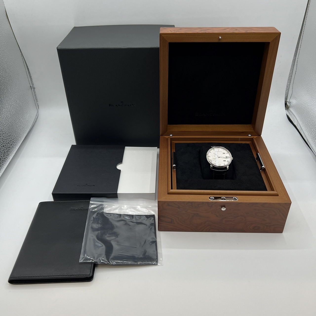 ★最終プライス★ブランパン ヴィルレ 6670 1542 55B シルバー 40mm