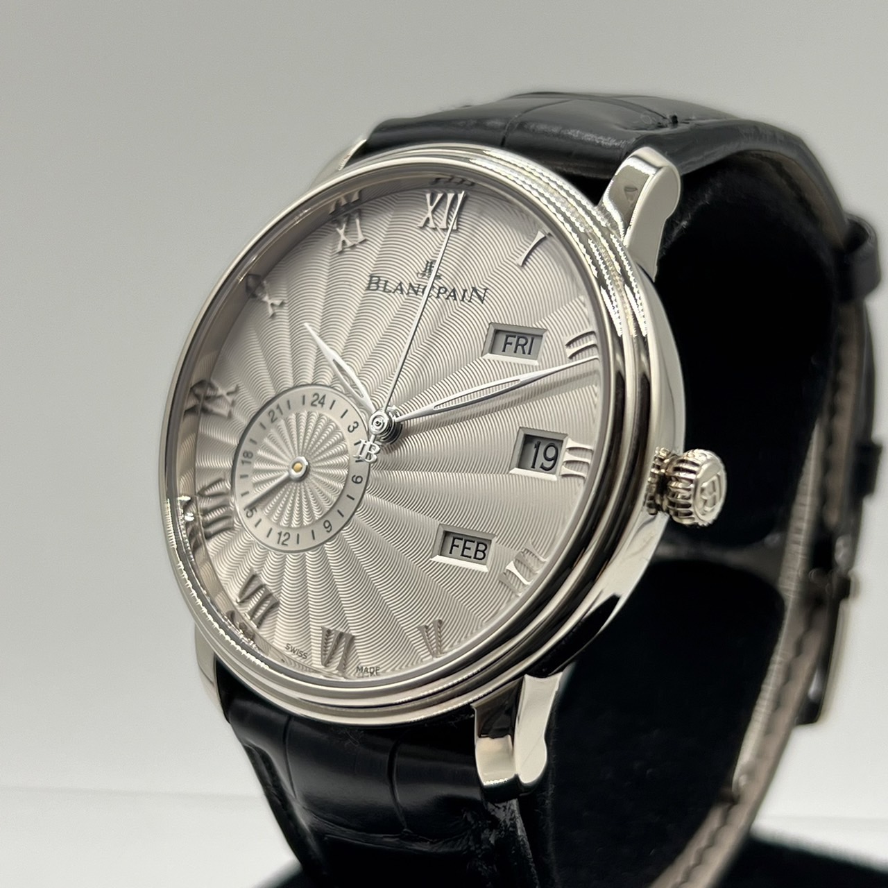 ★最終プライス★ブランパン ヴィルレ 6670 1542 55B シルバー 40mm