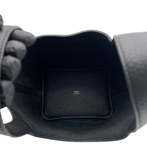 エルメス ピコタンロック PM ノワール トリヨンクレマンス ゴールド金具 W刻印