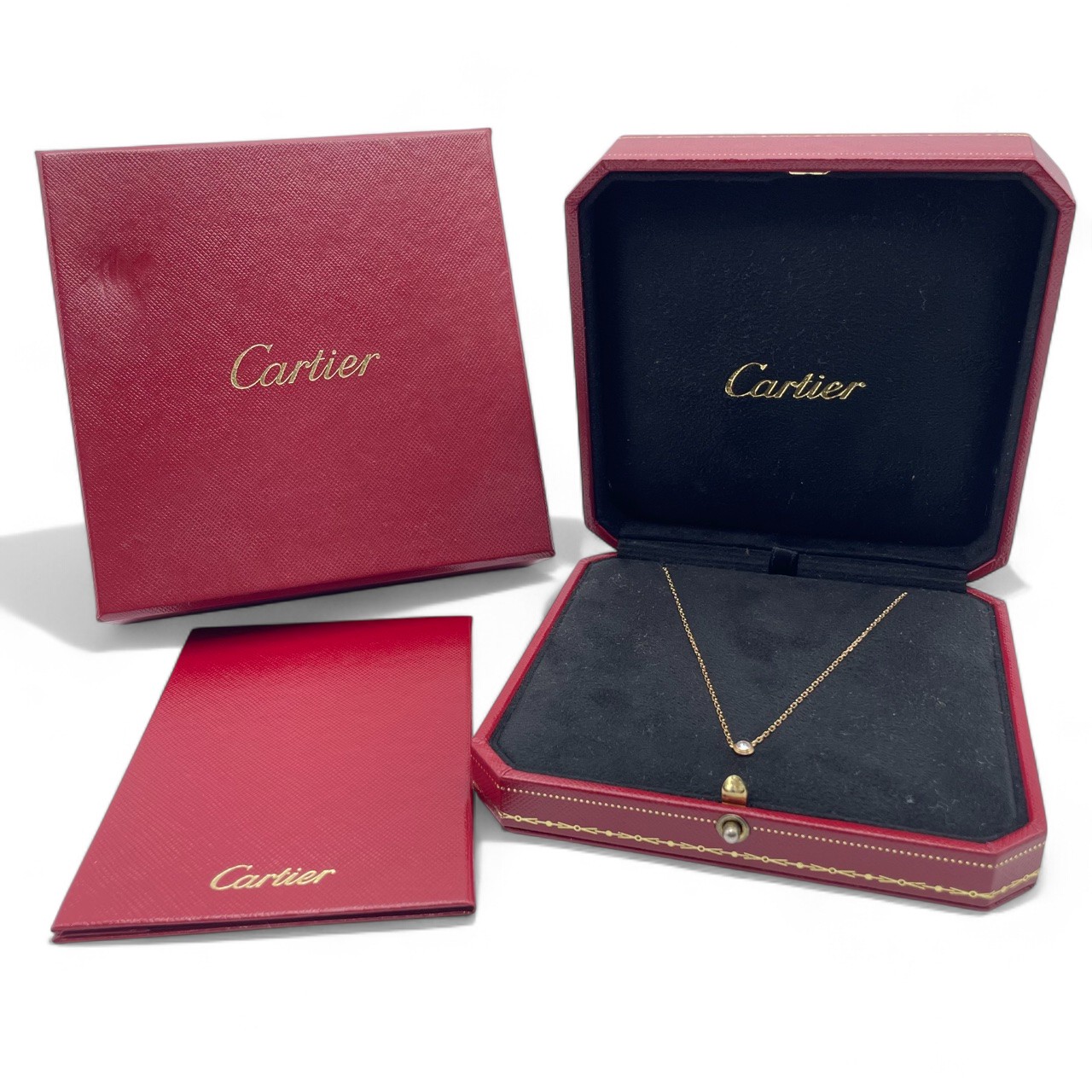 カルティエ ダムール ネックレス B7215700 スモールサイズ ピンクゴールド