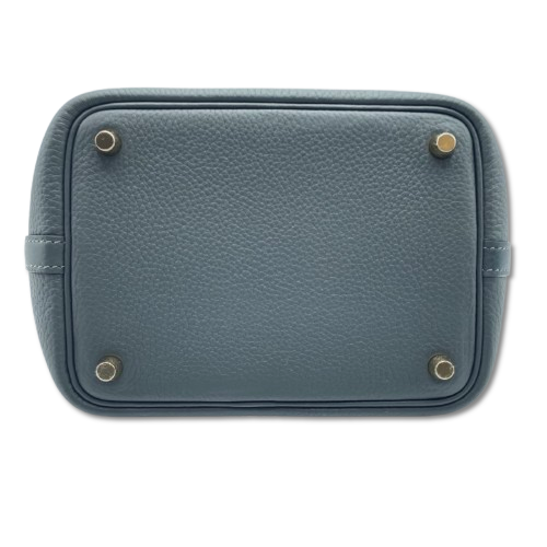 【美品】K刻印　エルメス　ピコタンロックMM ヴェールマングローブゴールド金具 エルメス ピコタンロック PM ヴェールマングローブ トリヨン