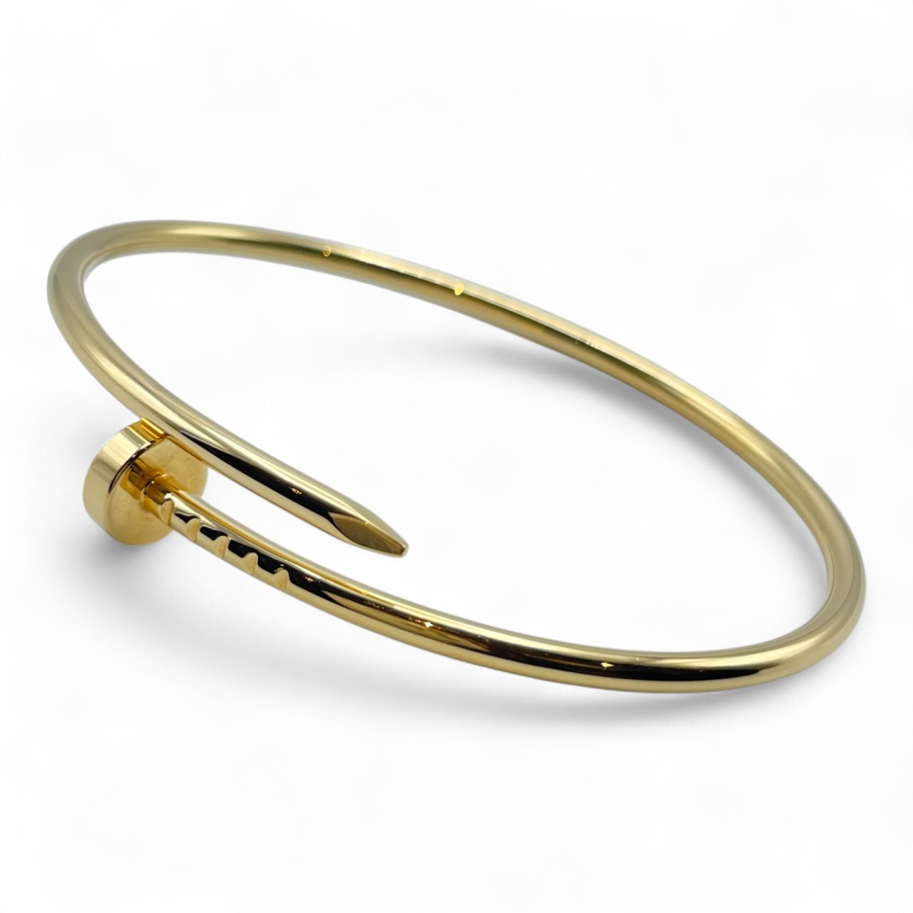 カルティエ ジュスト アン クル ブレスレット スモールモデル 16 イエローゴールド