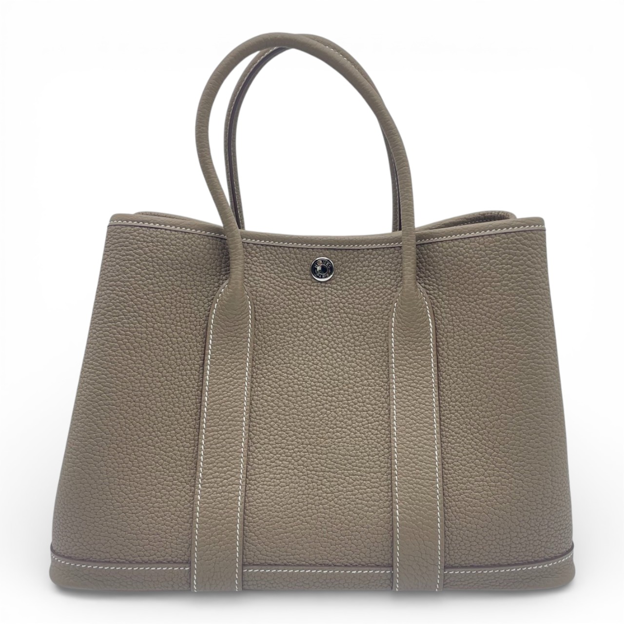 エルメス ガーデンパーティ TPM エトゥープ ネゴンダ シルバー金具 K刻印