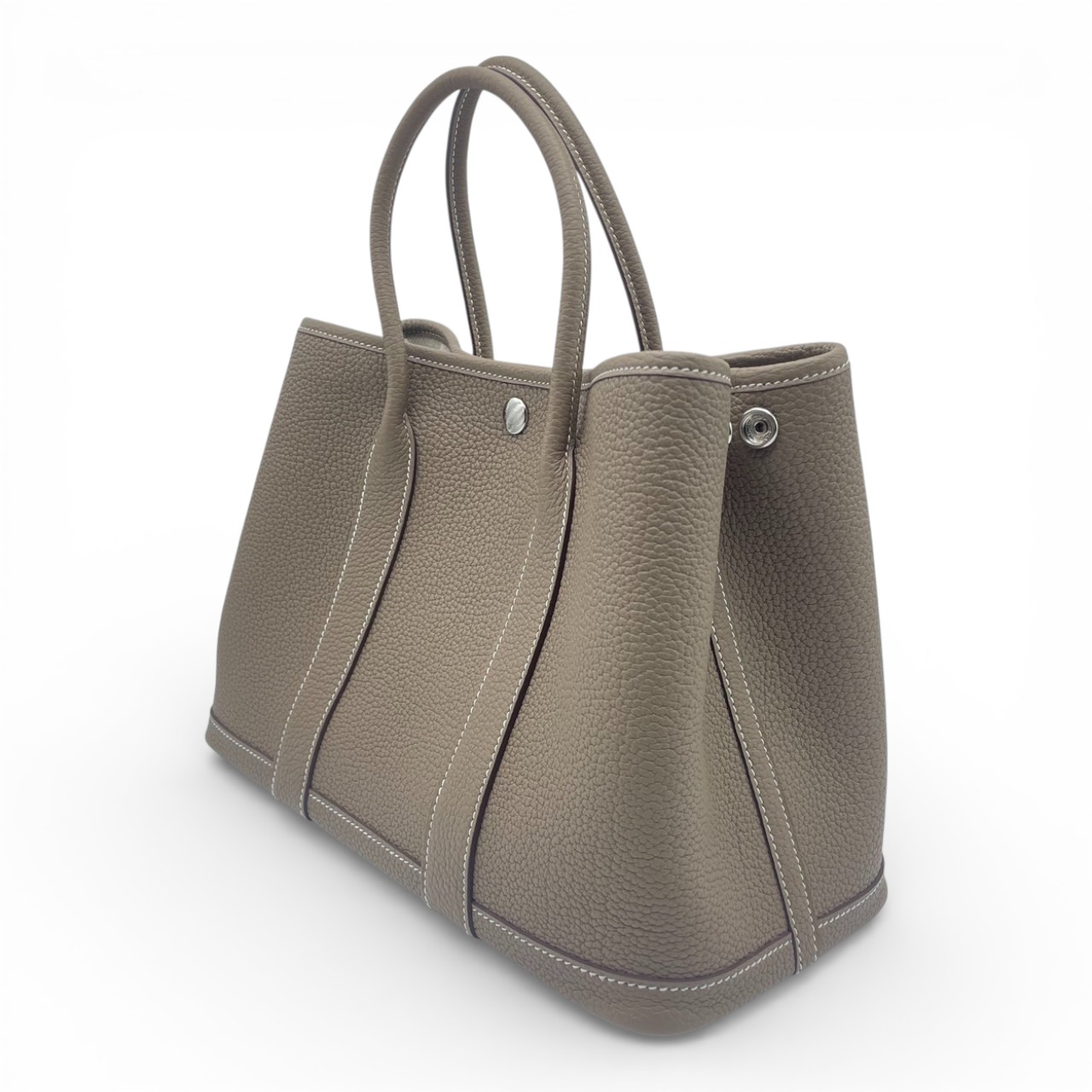 エルメス ガーデンパーティ TPM エトゥープ ネゴンダ シルバー金具 K刻印