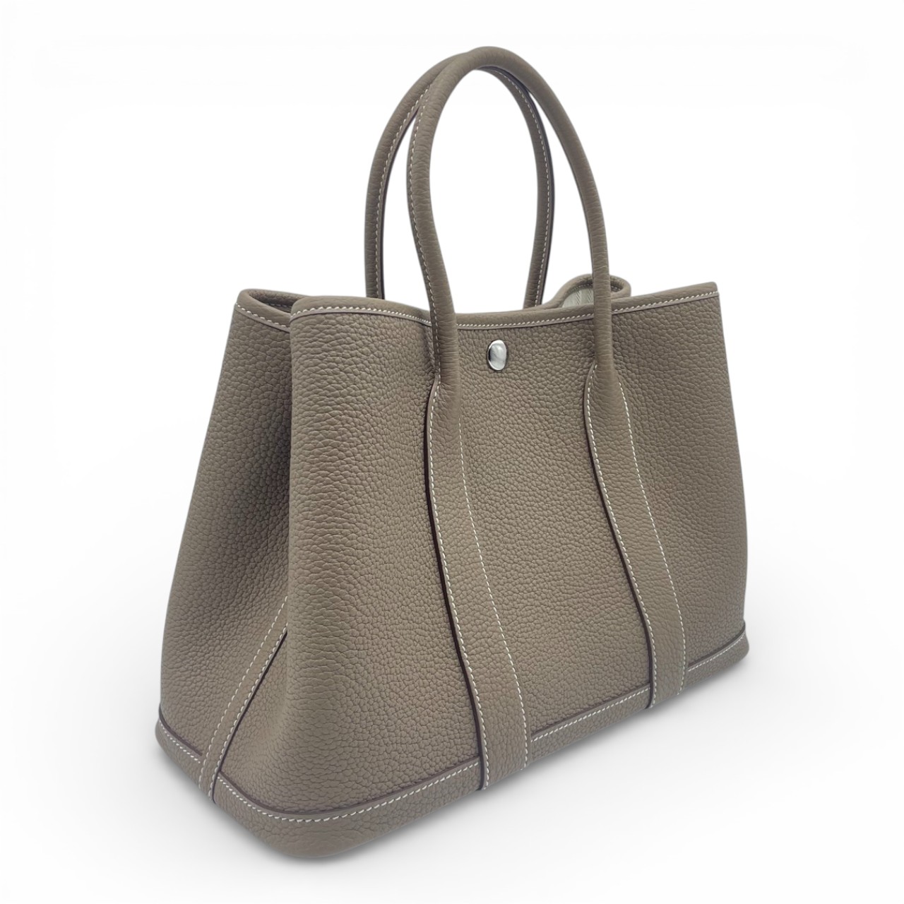 エルメス ガーデンパーティ TPM エトゥープ ネゴンダ シルバー金具 K刻印