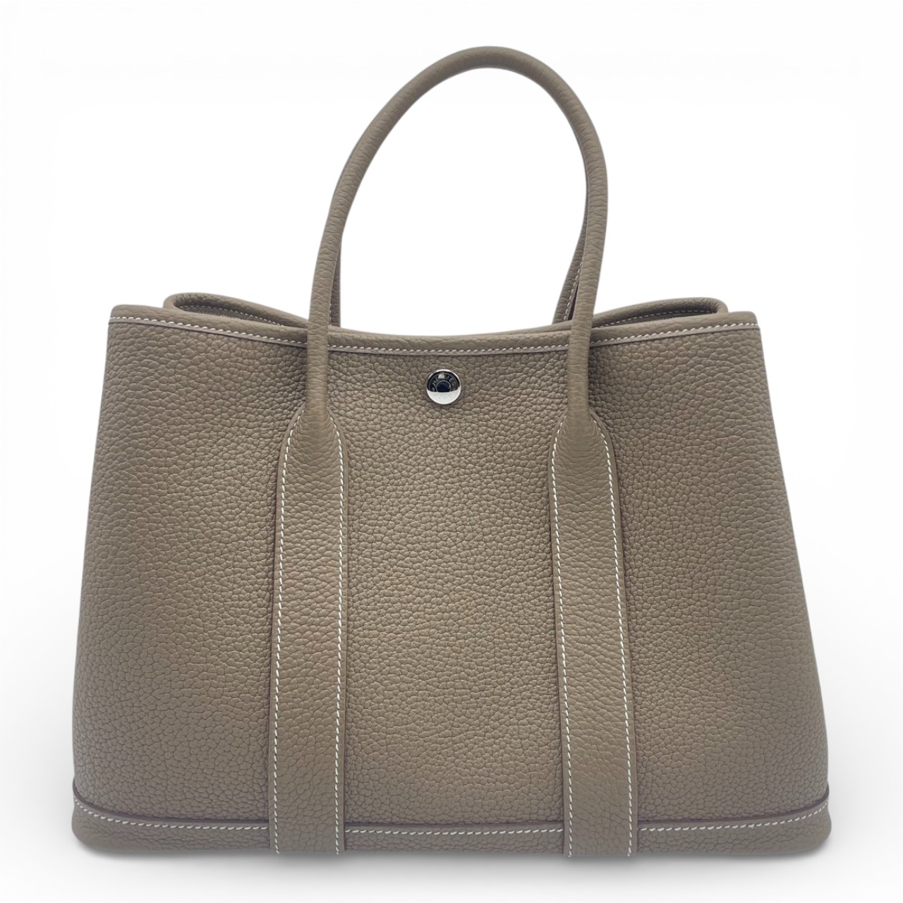 エルメス ガーデンパーティ TPM エトゥープ ネゴンダ シルバー金具 K刻印