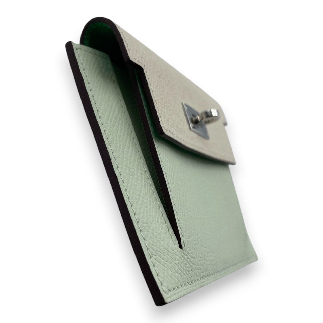 エルメス ケリーポケット コンパクト トリコロール ヴェールフィズ