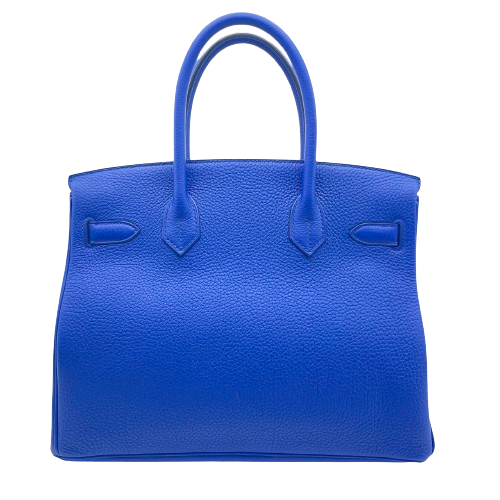 エルメス バーキン 30 ブルーロワイヤル トゴ シルバー金具 U刻印